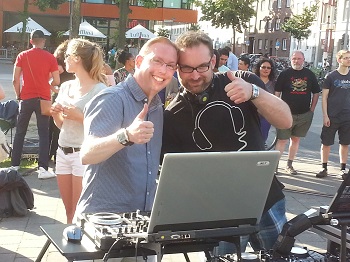 Salsa Open Air am Hafen Münster