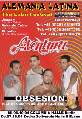 Aventura & Ashe de Cuba live in Essen