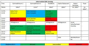 Salsafestival OWL - Paderborn Workshopplan